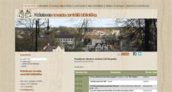Desktop Screenshot of bibliotekakraslava.lv